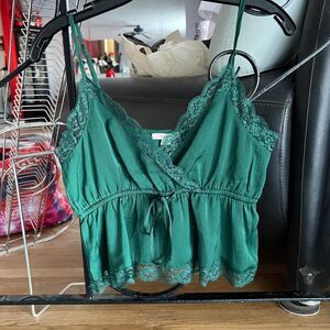 American Eagle Lace Babydoll Top